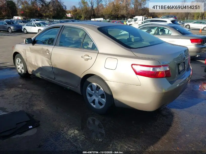 4T1BE46K69U414251 2009 Toyota Camry Le