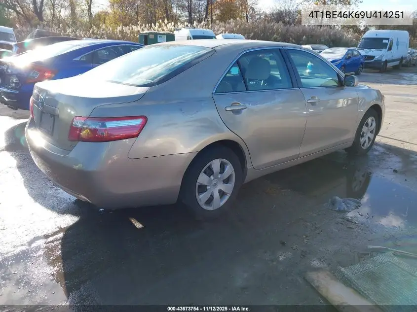 4T1BE46K69U414251 2009 Toyota Camry Le