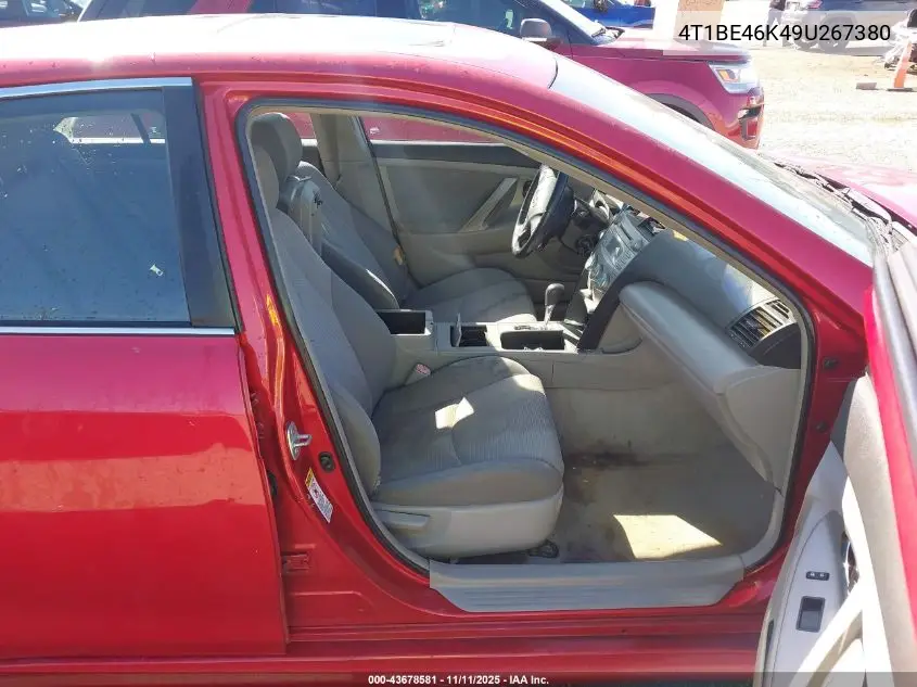 4T1BE46K49U267380 2009 Toyota Camry Se