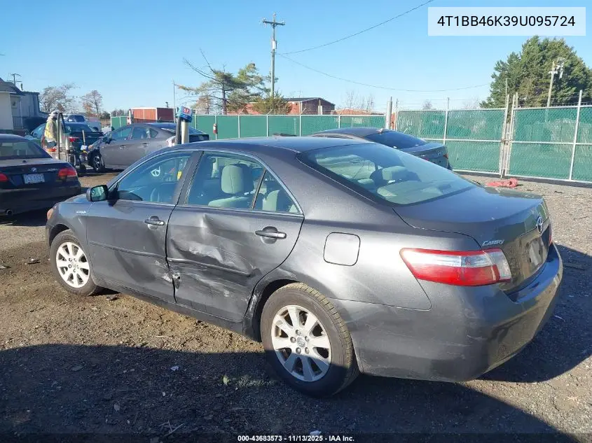 4T1BB46K39U095724 2009 Toyota Camry Hybrid
