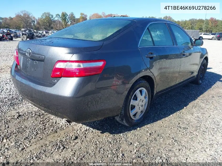4T1BE46K69U278266 2009 Toyota Camry Le