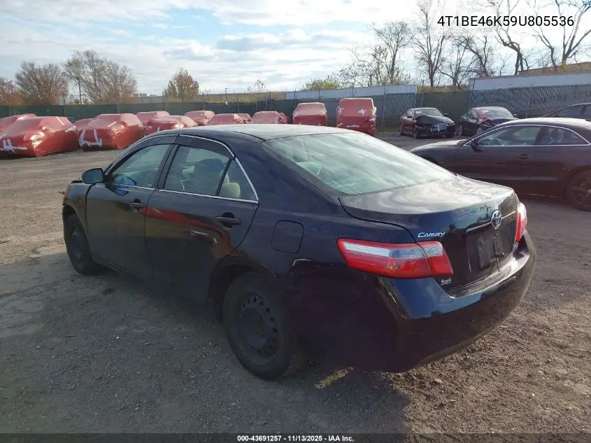 4T1BE46K59U805536 2009 Toyota Camry Le