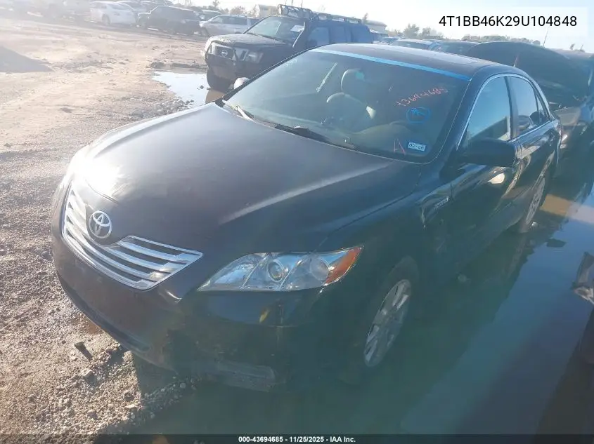 4T1BB46K29U104848 2009 Toyota Camry Hybrid