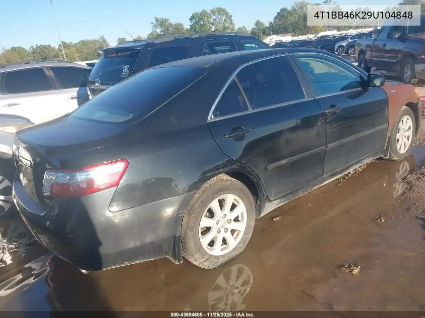 4T1BB46K29U104848 2009 Toyota Camry Hybrid