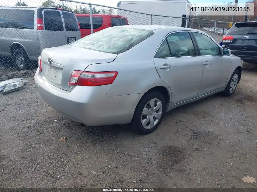 4T1BE46K19U323355 2009 Toyota Camry Le