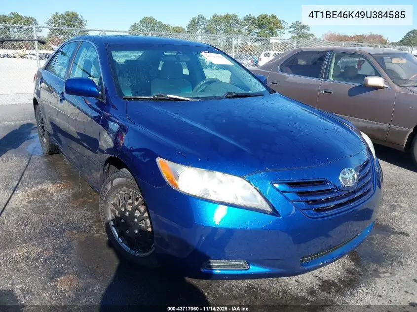 4T1BE46K49U384585 2009 Toyota Camry