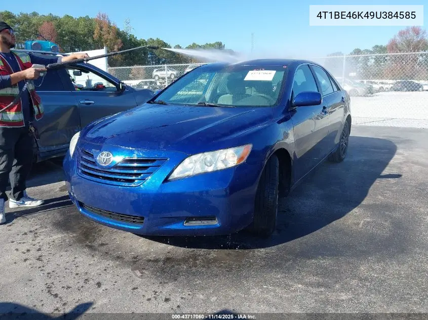 4T1BE46K49U384585 2009 Toyota Camry