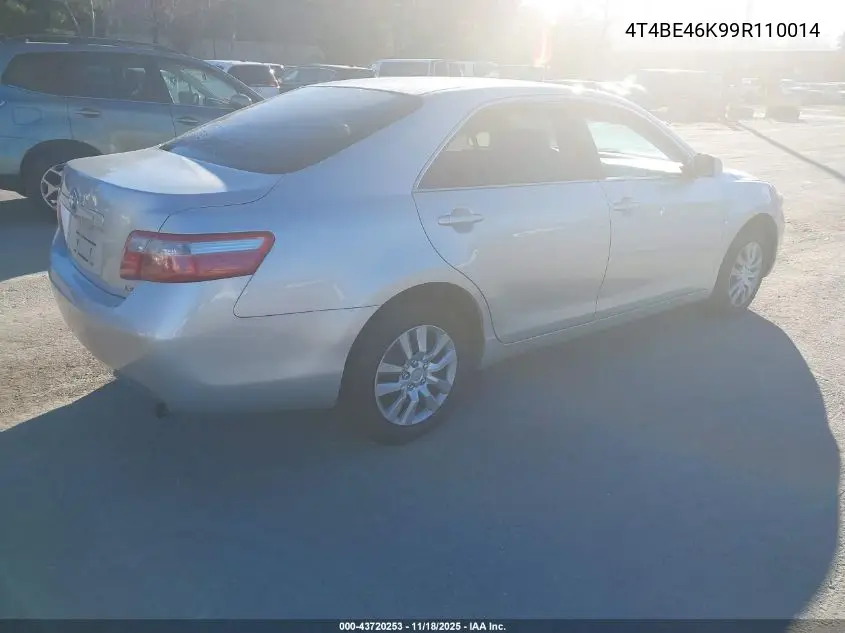 4T4BE46K99R110014 2009 Toyota Camry Le