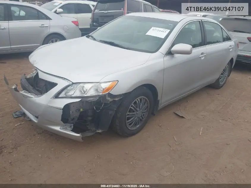 4T1BE46K39U347107 2009 Toyota Camry Le