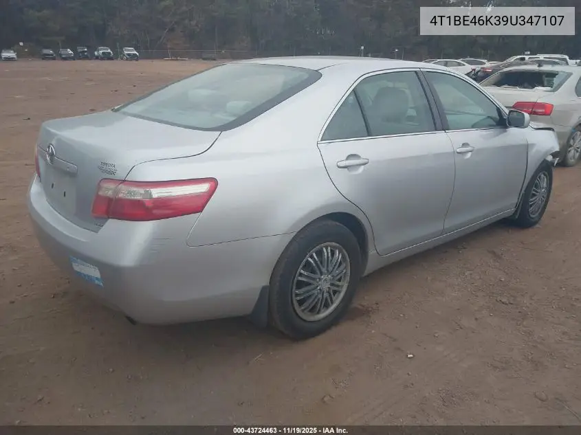 4T1BE46K39U347107 2009 Toyota Camry Le