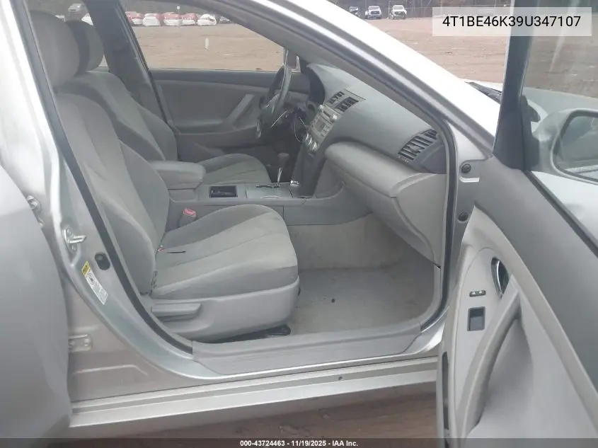 4T1BE46K39U347107 2009 Toyota Camry Le