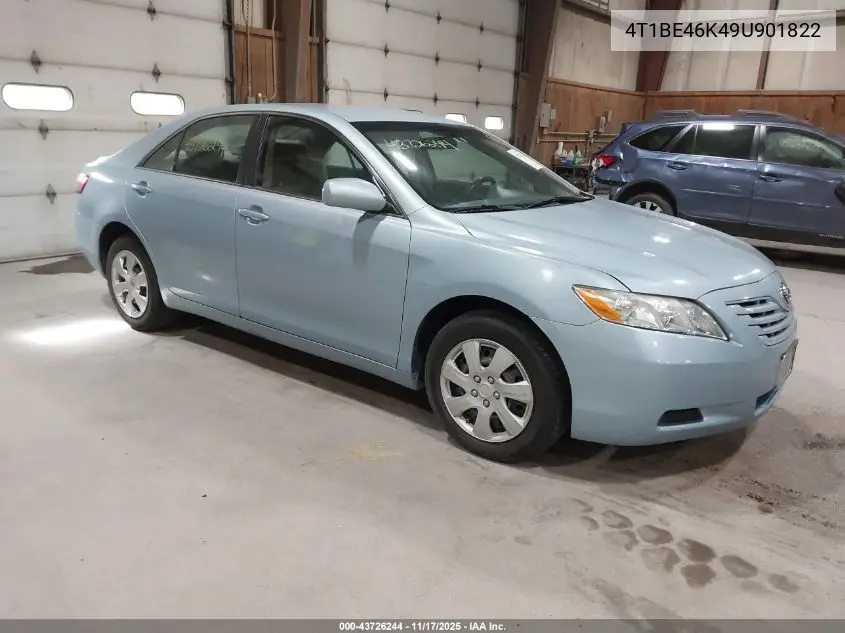 4T1BE46K49U901822 2009 Toyota Camry Le