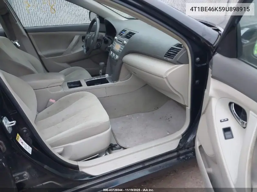 4T1BE46K59U898915 2009 Toyota Camry Le