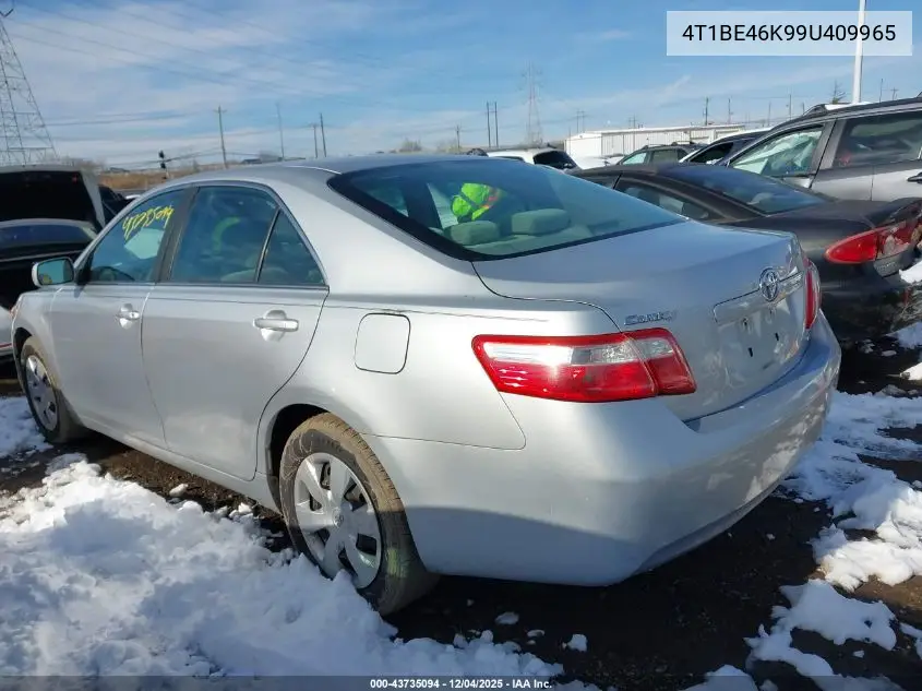 4T1BE46K99U409965 2009 Toyota Camry Le