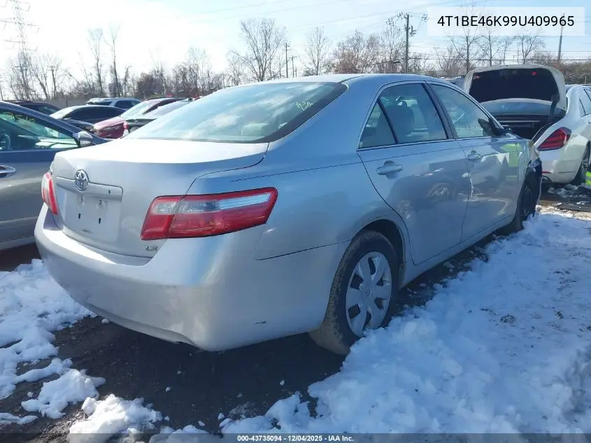4T1BE46K99U409965 2009 Toyota Camry Le
