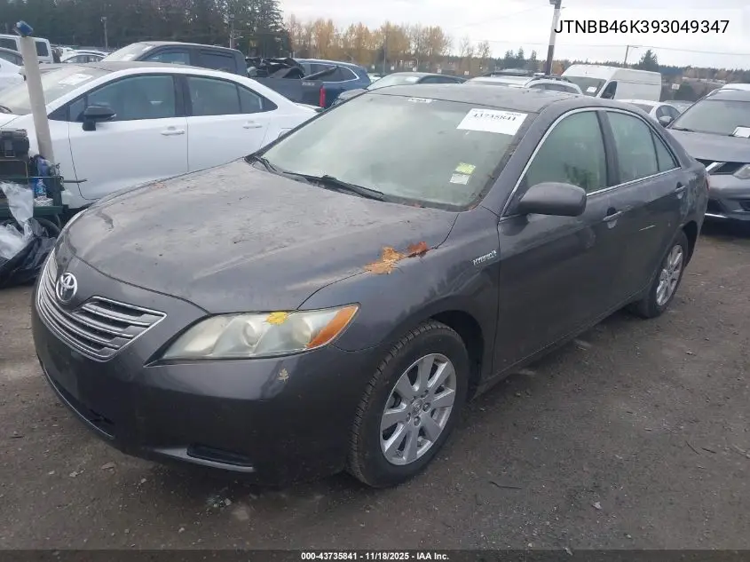 JTNBB46K393049347 2009 Toyota Camry Hybrid