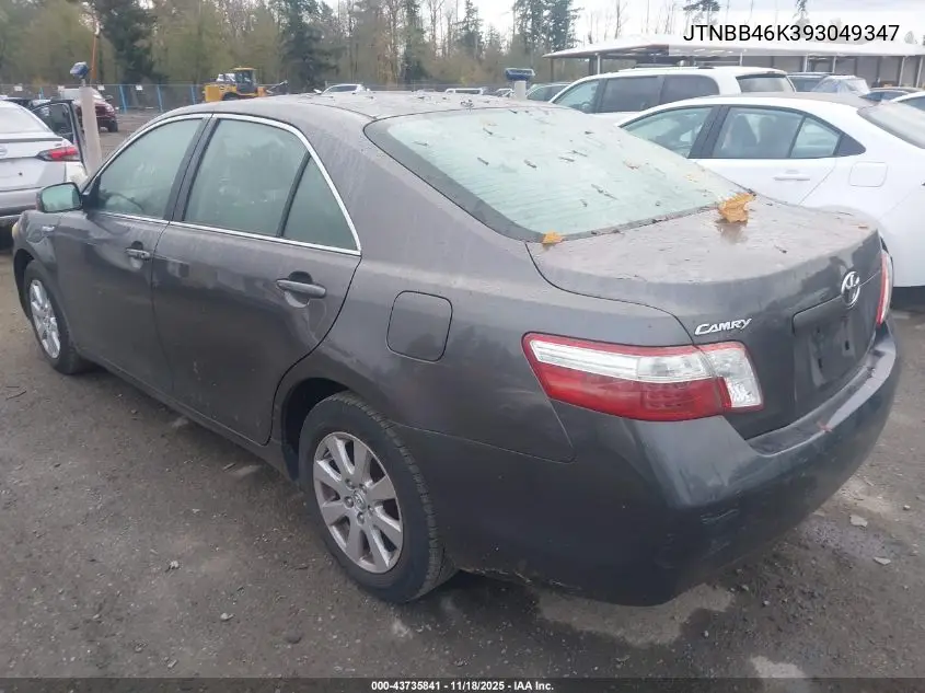 JTNBB46K393049347 2009 Toyota Camry Hybrid