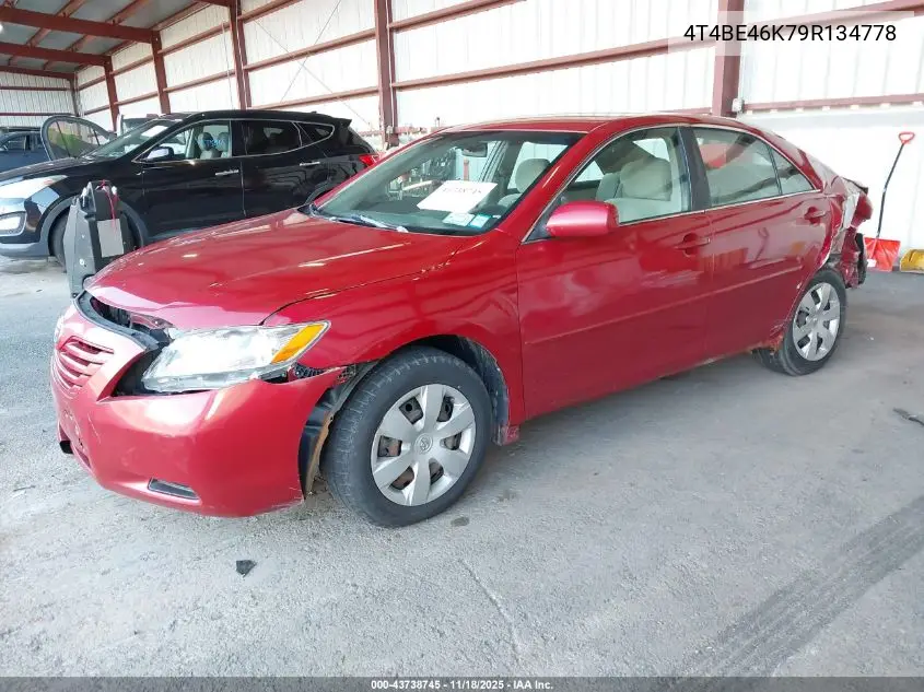 4T4BE46K79R134778 2009 Toyota Camry Le