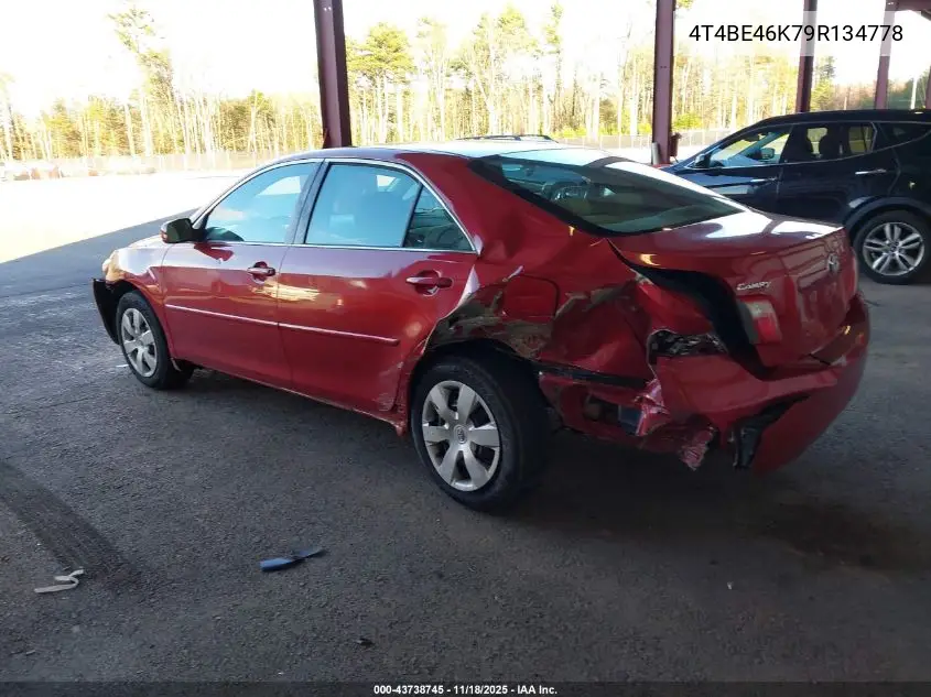 4T4BE46K79R134778 2009 Toyota Camry Le