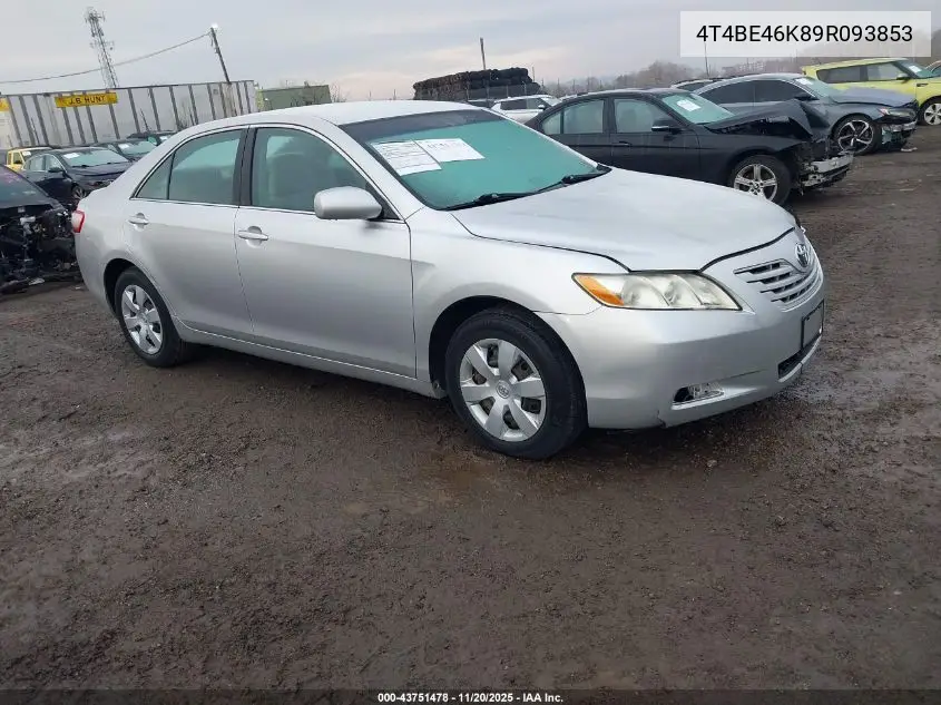 4T4BE46K89R093853 2009 Toyota Camry Le