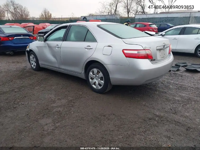 4T4BE46K89R093853 2009 Toyota Camry Le