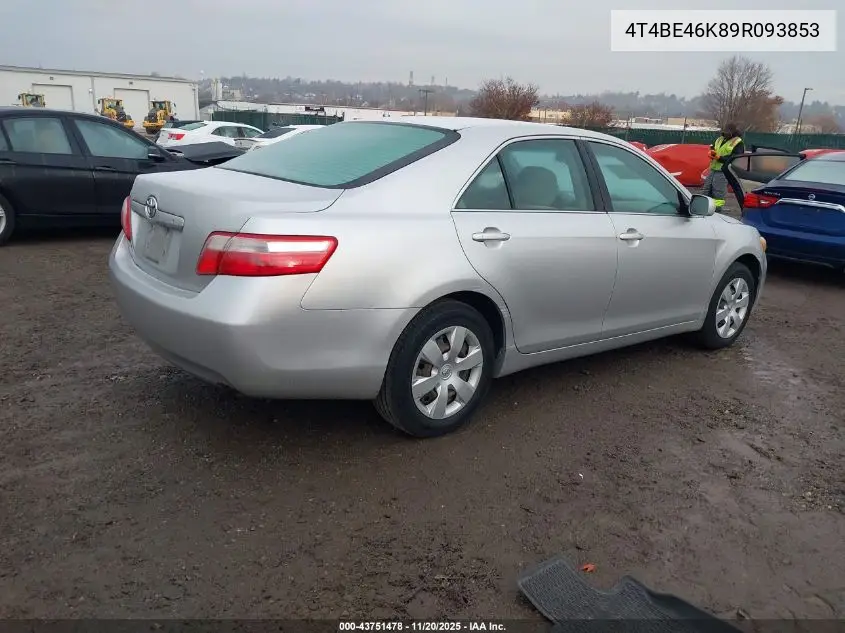 4T4BE46K89R093853 2009 Toyota Camry Le
