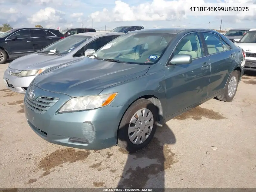 4T1BE46K99U843075 2009 Toyota Camry Le