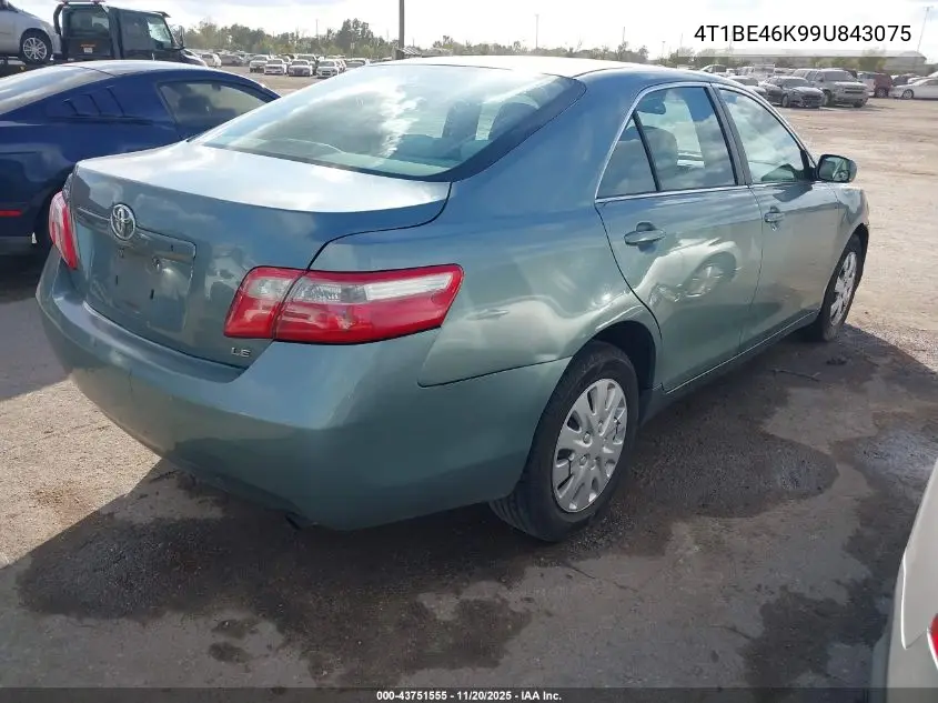 4T1BE46K99U843075 2009 Toyota Camry Le