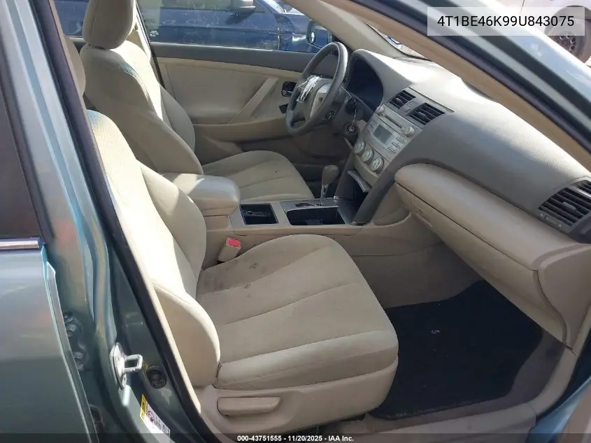 4T1BE46K99U843075 2009 Toyota Camry Le