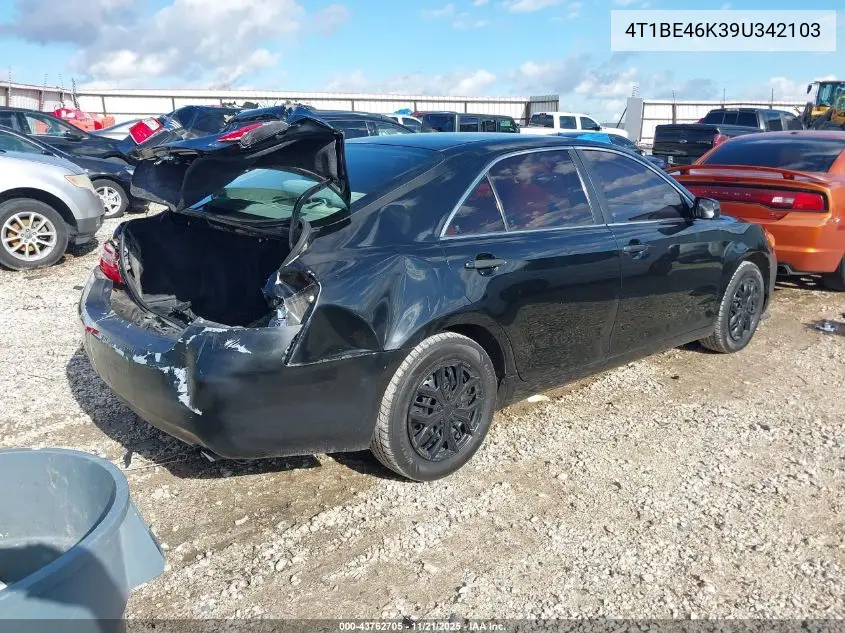4T1BE46K39U342103 2009 Toyota Camry Le