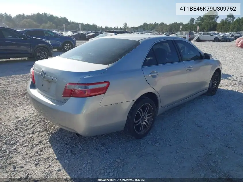 4T1BE46K79U309752 2009 Toyota Camry Le