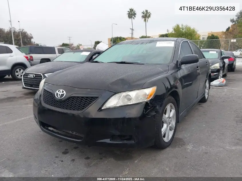 4T1BE46K29U356428 2009 Toyota Camry Se