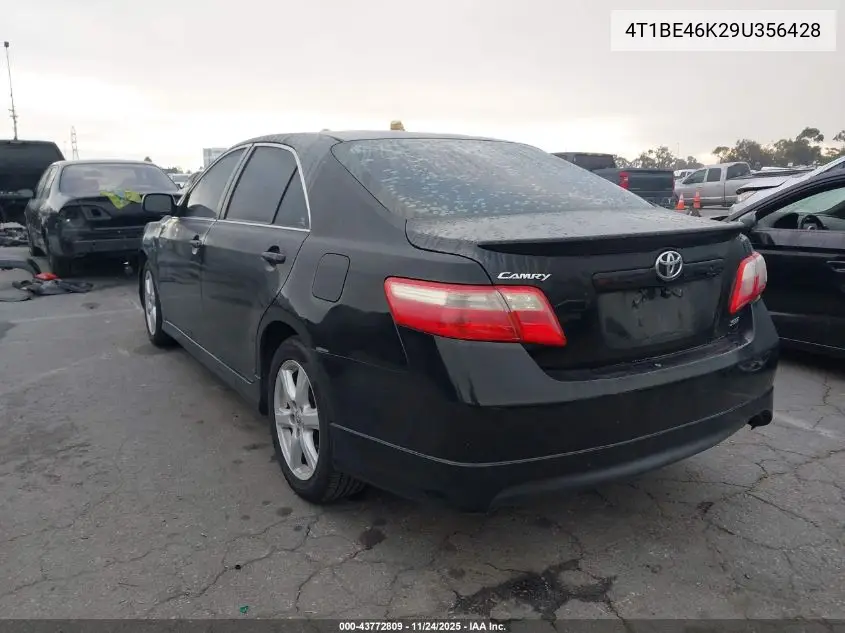 4T1BE46K29U356428 2009 Toyota Camry Se