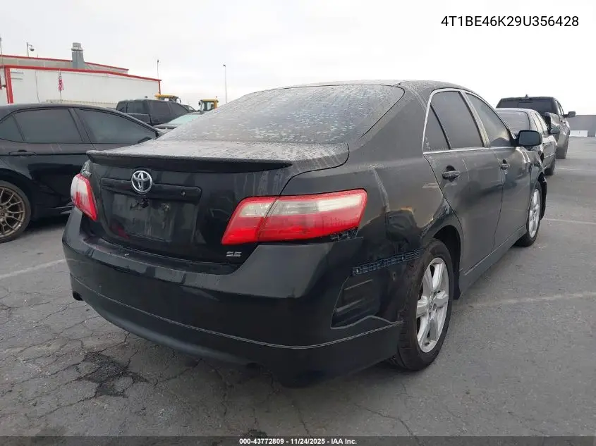 4T1BE46K29U356428 2009 Toyota Camry Se