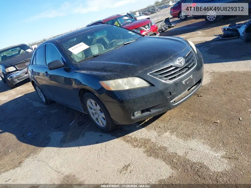4T1BE46K49U829312 2009 Toyota Camry Xle