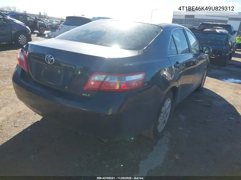 4T1BE46K49U829312 2009 Toyota Camry Xle
