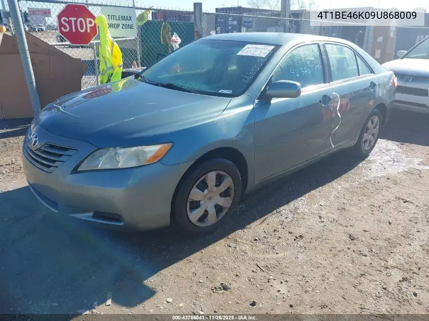 4T1BE46K09U868009 2009 Toyota Camry Le