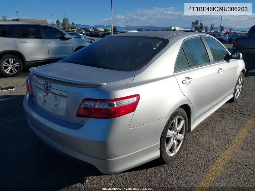 4T1BE46K39U306203 2009 Toyota Camry Se
