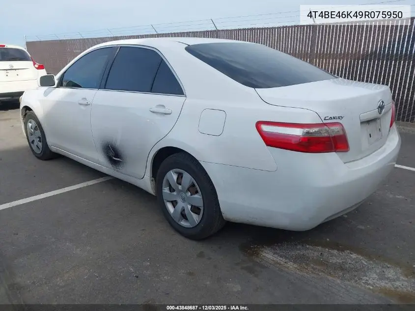 4T4BE46K49R075950 2009 Toyota Camry Le