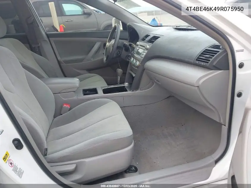 4T4BE46K49R075950 2009 Toyota Camry Le