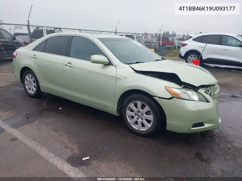 4T1BB46K19U093177 2009 Toyota Camry Hybrid