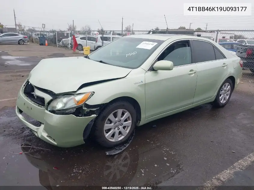 4T1BB46K19U093177 2009 Toyota Camry Hybrid