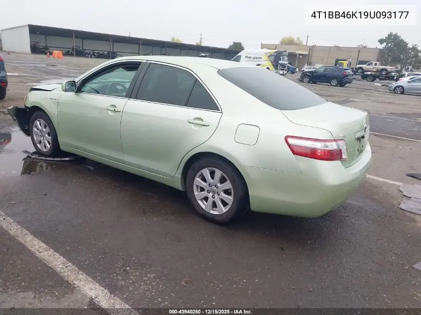 4T1BB46K19U093177 2009 Toyota Camry Hybrid