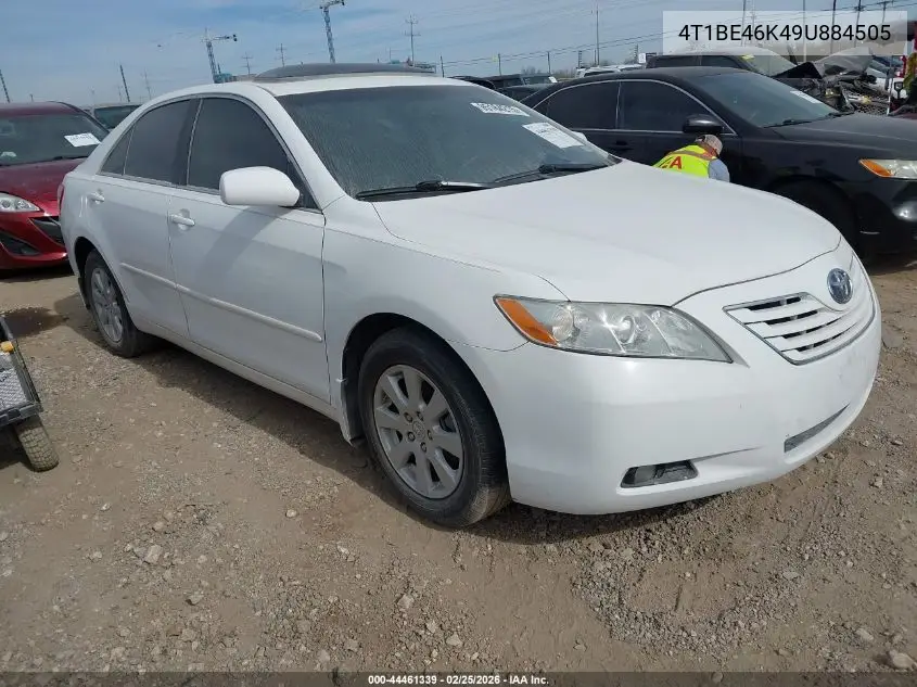 4T1BE46K49U884505 2009 Toyota Camry Xle