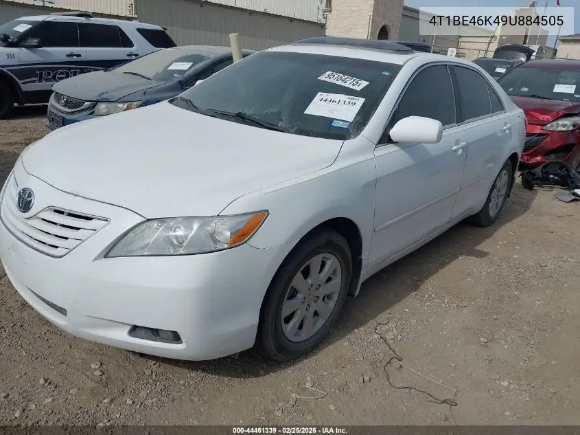 4T1BE46K49U884505 2009 Toyota Camry Xle