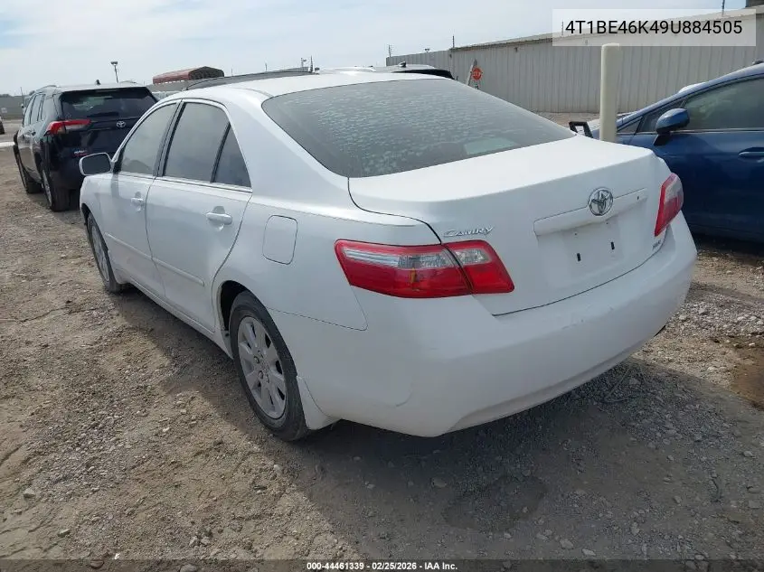 4T1BE46K49U884505 2009 Toyota Camry Xle