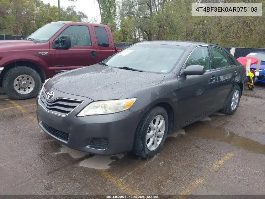 4T4BF3EK0AR075103 2010 Toyota Camry Le