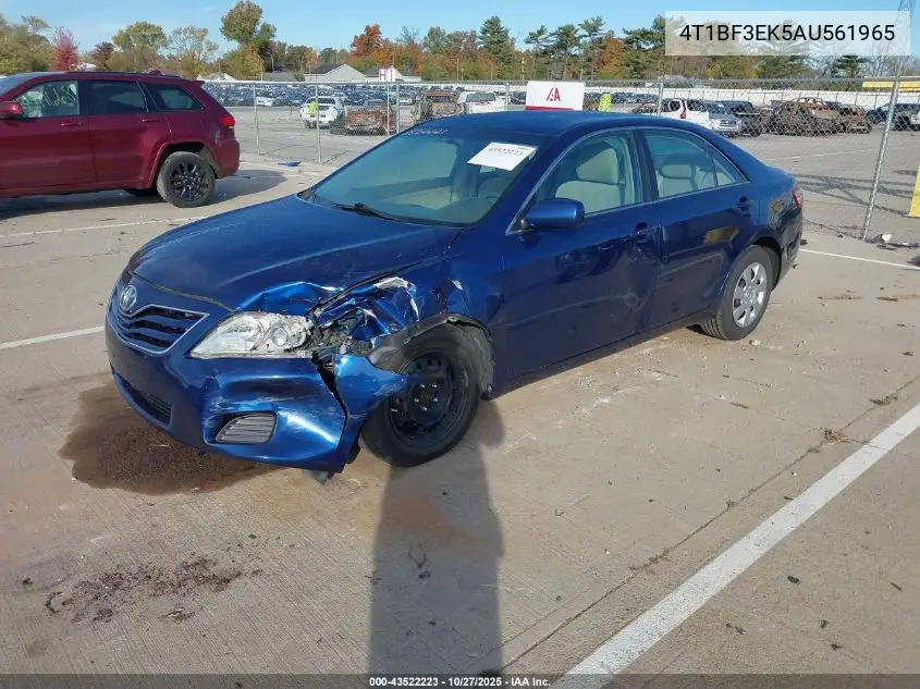4T1BF3EK5AU561965 2010 Toyota Camry Le