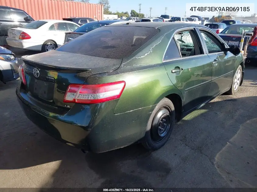 4T4BF3EK9AR069185 2010 Toyota Camry Le