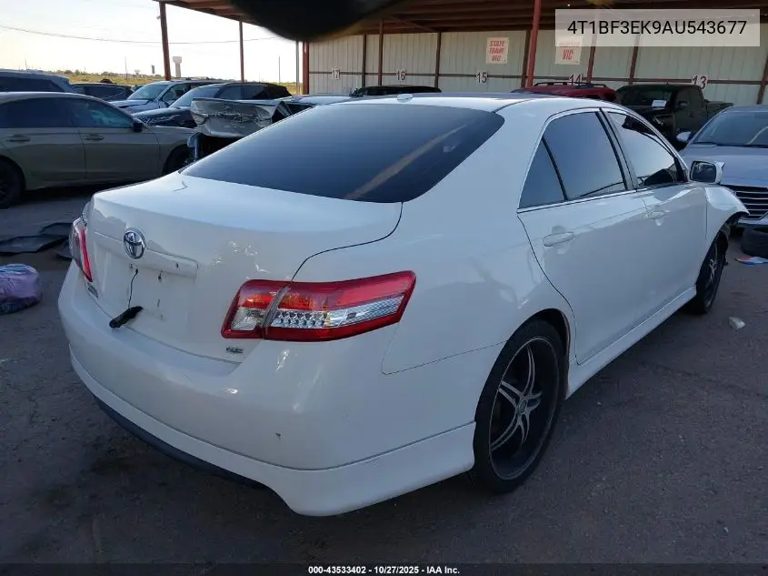 4T1BF3EK9AU543677 2010 Toyota Camry Se
